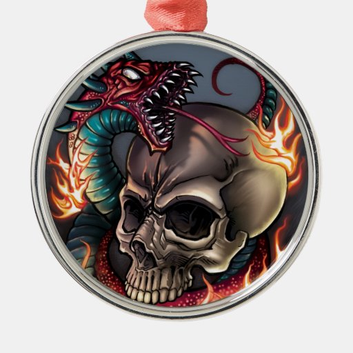 skull snake christmas ornaments zazzle skull snake christmas ornaments zazzle