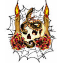 Skull Snake Design2 t-shirts by SubkultDesigns Skull Snake Design2 t-shirts