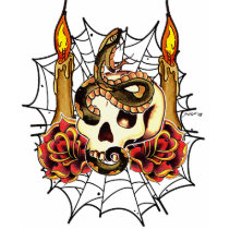 Skull Snake Design2 t-shirts by SubkultDesigns Skull Snake Design2 t-shirts