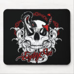 Skull Snake Mouse Pad