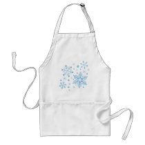 Skull Snowflakes aprons