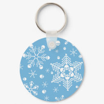 Skull Snowflakes keychains