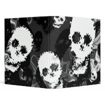 Skull Spectres B&W (large skull) binder