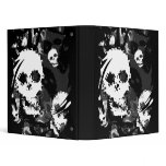 Skull Spectres B&amp;W swirl binder