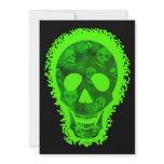 Skull Spectres Big Skull Green invitation