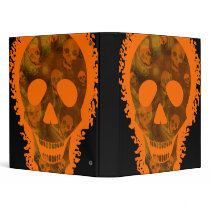Skull Spectres Big Skull Orange binder