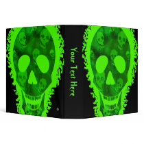 Skull Spectres big skull 'Your Text' binder