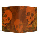Skull Spectres Orange (large skull) binder