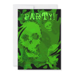 Skull Spectres 'Party' swirl invitation