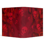 Skull Spectres Red (small skull) binder