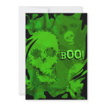Skull Spectres swirl 'BOO!' invitation