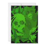 Skull Spectres swirl invitation