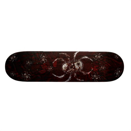 Skull Spiders Skateboard