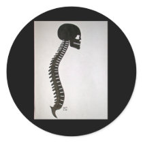 Skull&Spine 05 Sticker stickers