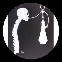 Skull&Spine w/ Hookah stickers