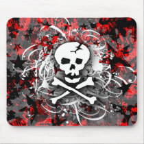 Skull Splatter mousepads