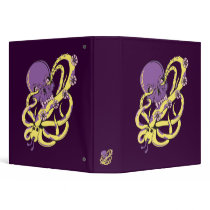skull squid attack vector cartoon art binders