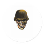 Skull Stalhelm stickers