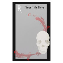 Skull Stationery