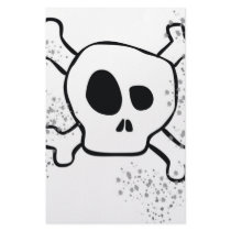 skull stationery