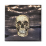 Skull Storm Refrigerator Magnets