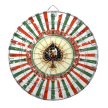 SKULL SUNBURST DARTBOARD