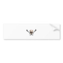skull sword bumper stickers