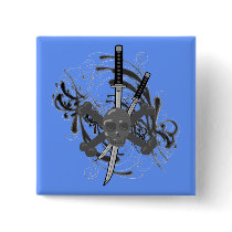 Skull Swords buttons