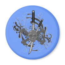 Skull Swords magnets