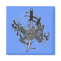 Skull Swords magnets