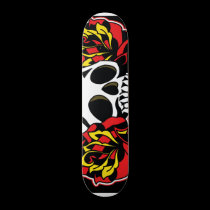 skull tattoo deck skateboards