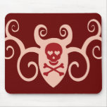 Skull Tattoo Scroll mousepads