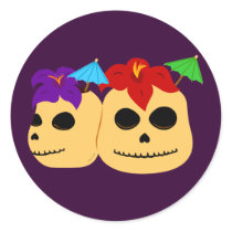 Skull Tiki Mugs stickers