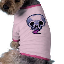 Skull Tongue pet clothing by rustyoldtown Skull Tongue pet clothing