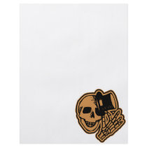 Skull Top Hat Gentleman Orange flyers