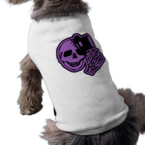 Skull Top Hat Gentleman Purple pet clothing by VoXeeD Skull Top Hat Gentleman Purple pet clothing