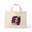 skull tote bags