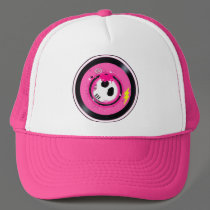 Skull Vinyl Record Hat