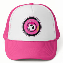 Skull Vinyl Record Hat