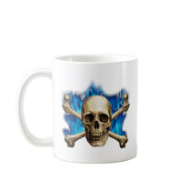Skull w/ Blue Flame Coffee Mug