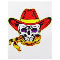 Skull w/ Cowboy Hat Custom Flyer