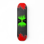 Skull w/ Flames Pro Skate bored Custom Skate Board