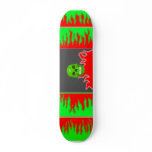 Skull w/ Flames Skate bored Skateboards