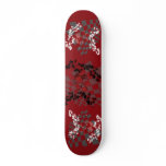 Skull w/ Hearts Skateboard