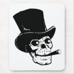 Skull w/ Top Hat Mousepad