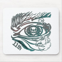 Skull Warrior 11th Birthday Gifts mousepads