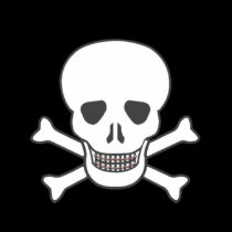 Skull Wearing Braces Shirt