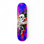 Skull & Wings SK8Board Pink Skateboards
