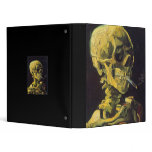Skull with Burning Cigarette Binder
