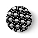 skull with crossbones design buttons
